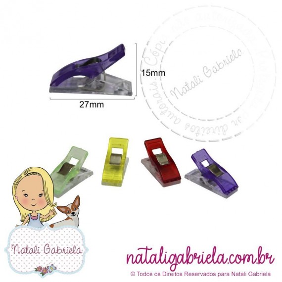 Prendedor Patchwork Pequeno