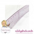 Régua Modelista - 55cm x 5cm - Transparente
