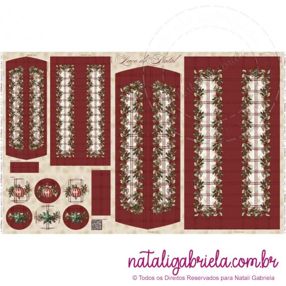 Laço de Natal Cris Mazzer D10/122