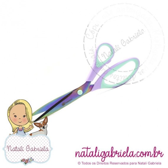 Tesoura de Titânio Princess - N°9,2