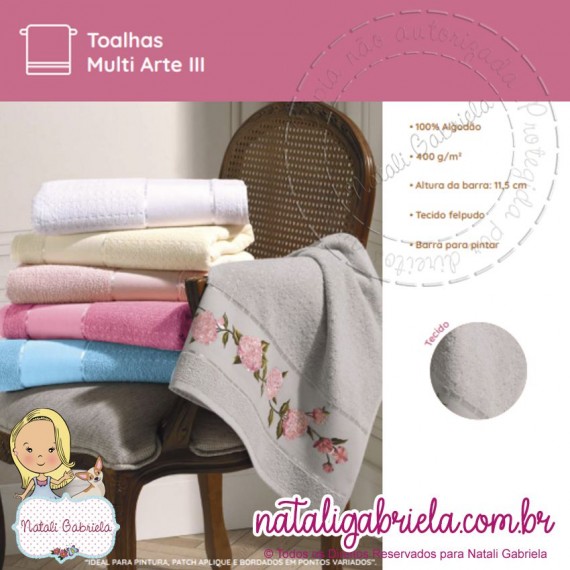 Toalha Banho Multi Arte III - Pacote