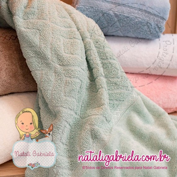 Toalha BANHO Valletex - Carícia Jacquard