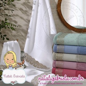 Toalha Jacquard  Arte Renda Valletex ROSTO - ATACADO